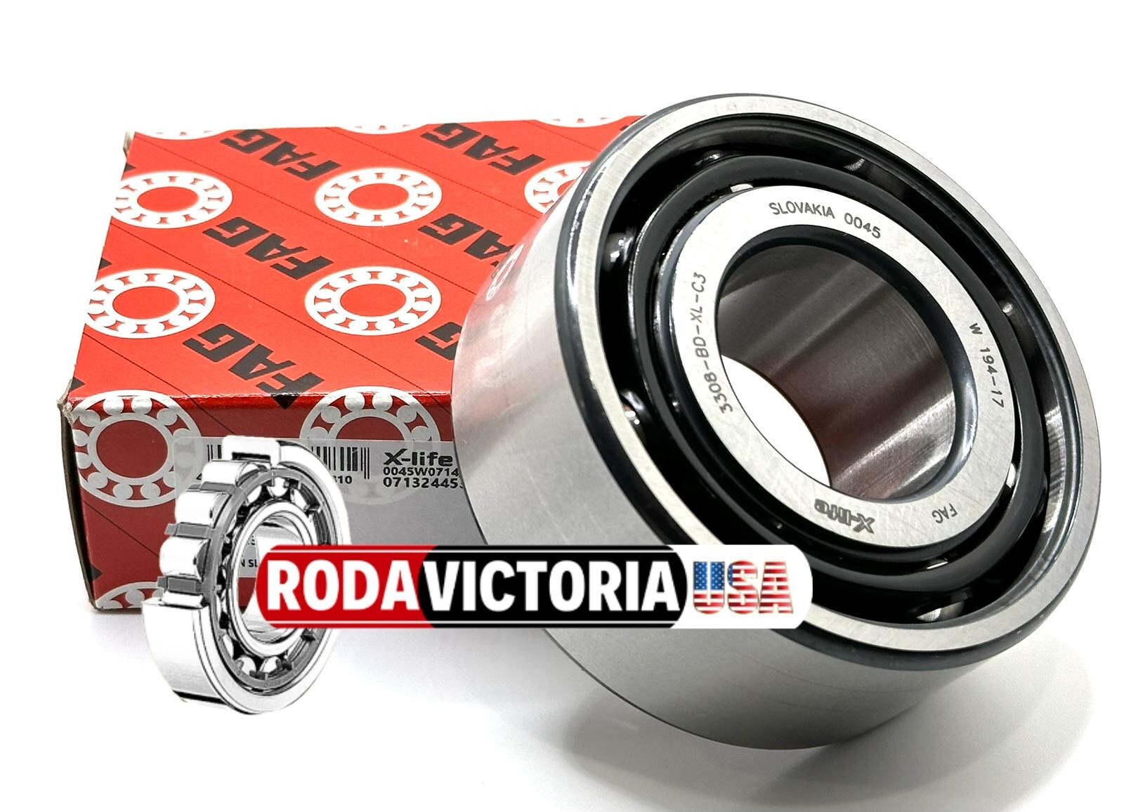 FAG 3308 BD XL C3 ANGULAR CONTACT BALL BEARING, OPEN, NO SEALS 40x90x36.5mm