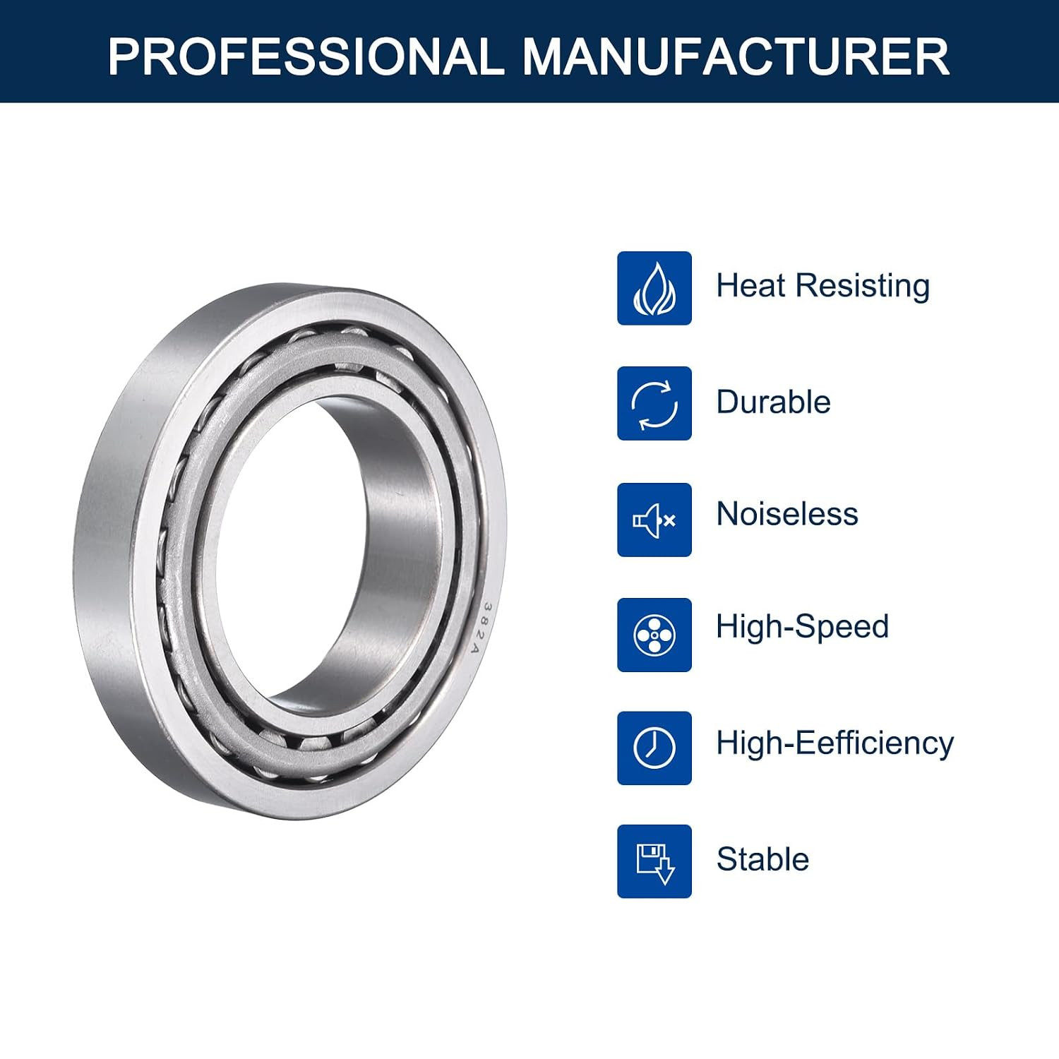2 Pack 387A/382A Tapered Roller Bearing Cone and Cup Set, 2.25″ Bore 3.8125″ OD