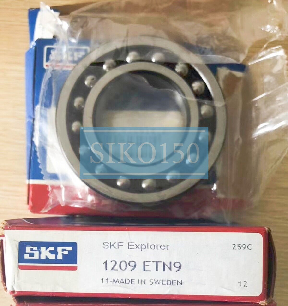 1x SKF 1209 ETN9 self aligning ball bearing #SK