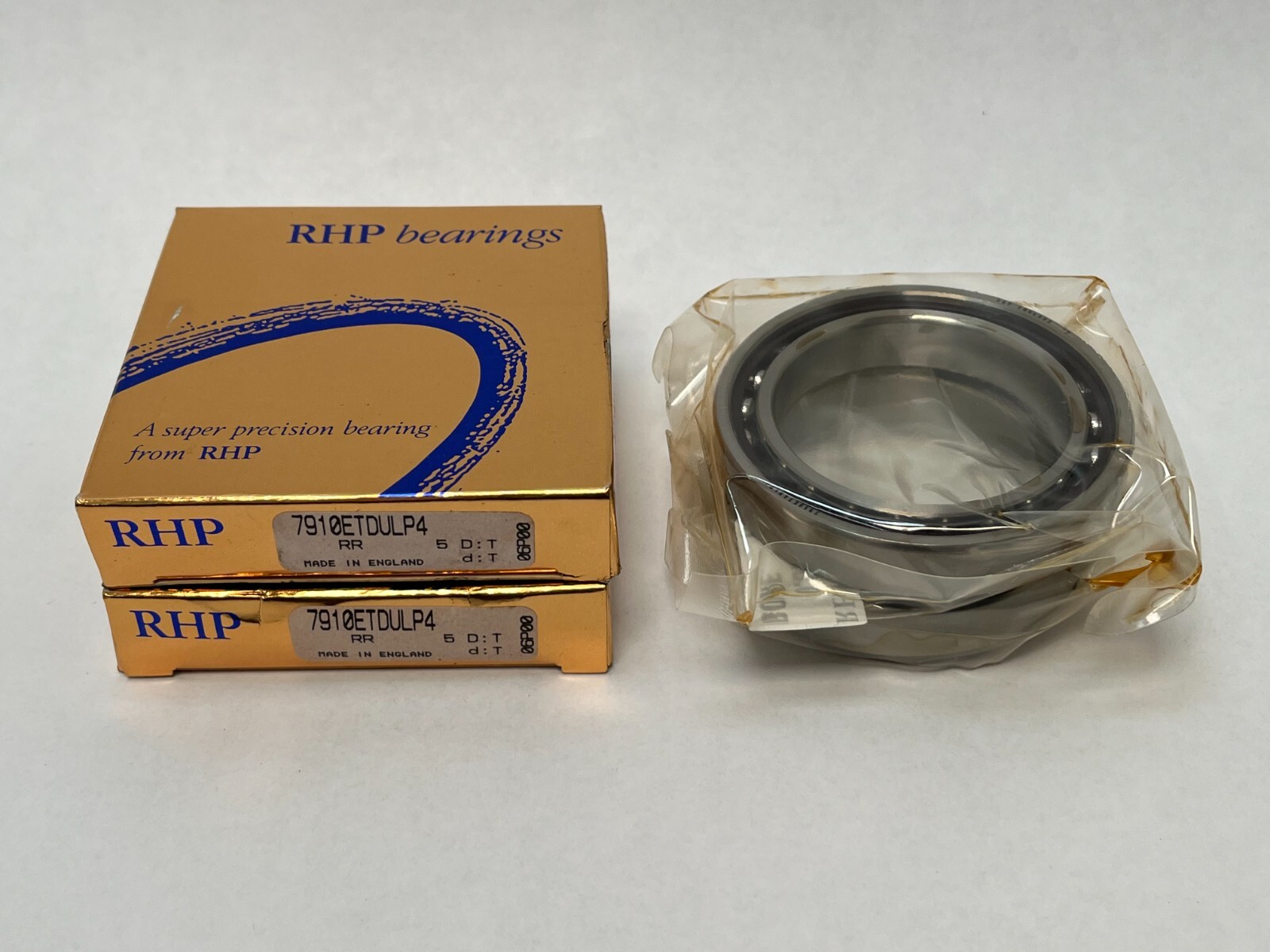RHP 7910ETDULP4 Bearing 7910-E-T-DUL-P4 71910 A5 ACD A 50x72x12 mm 2 Pcs