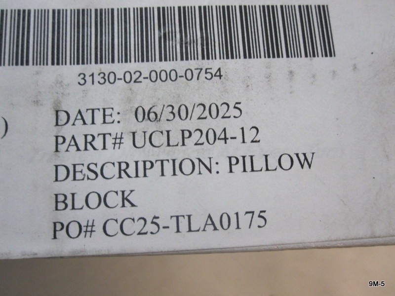 Genuine PEER UCLP204-12 Pillow Block Ball Bearing 2-Bolt Base, 3/4 in Bore