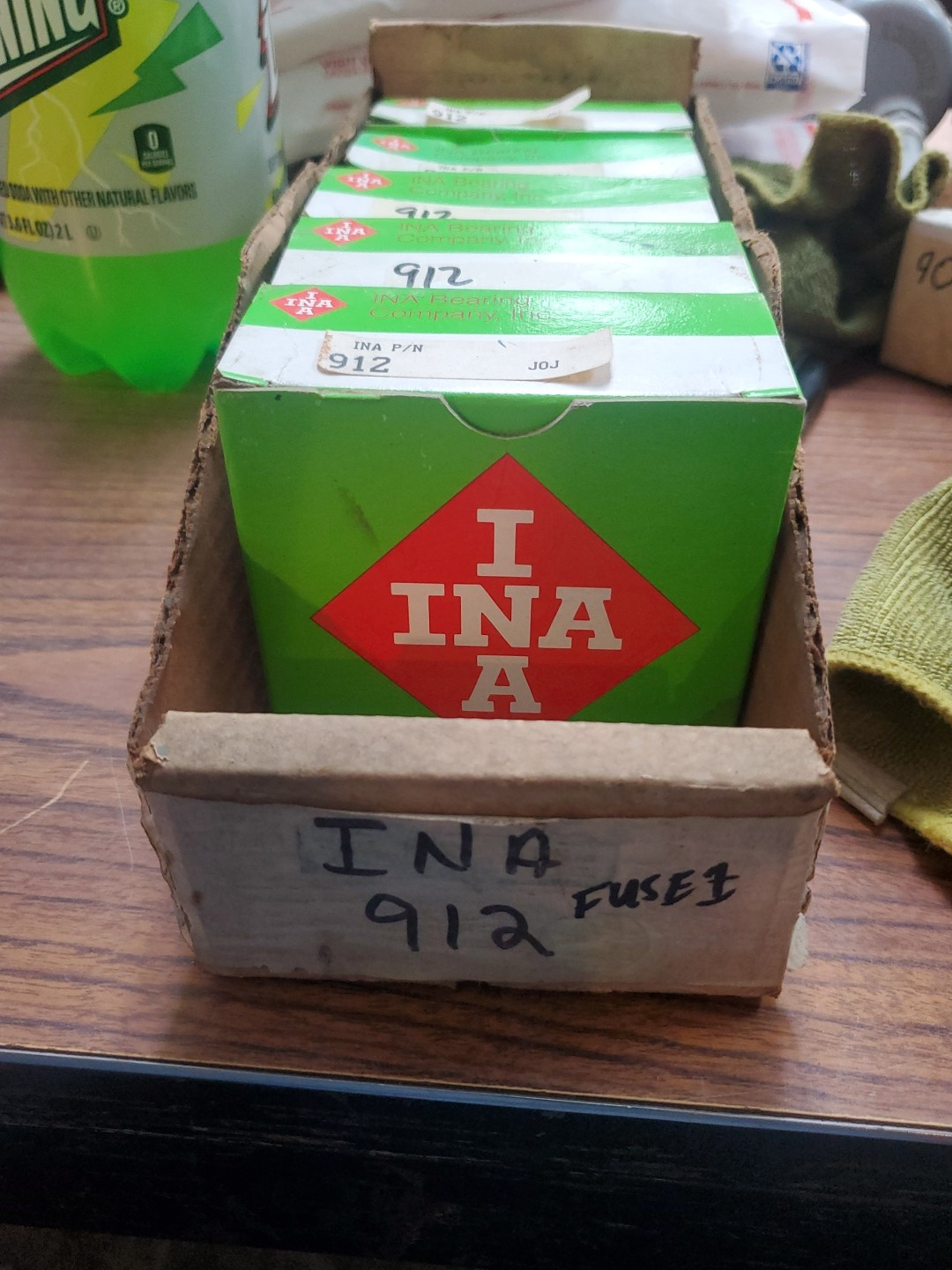INA THRUST ROLLER BEARING 912 SHAFT WASHER 3.5 x 3.5 x 1 (FUSE1)