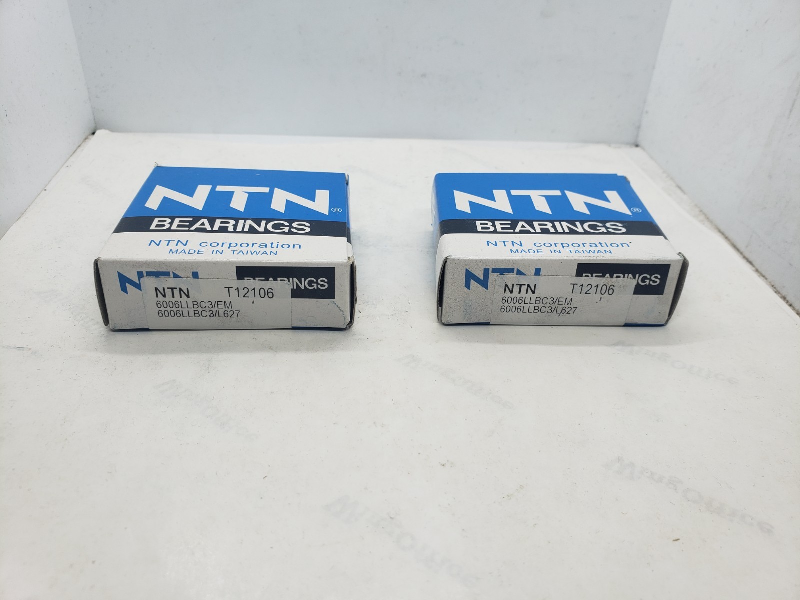 NTN 6006LLBC3/EM SINGLE ROW RADIAL BALL BEARING 30x55x13mm, LOT OF 2, NIB