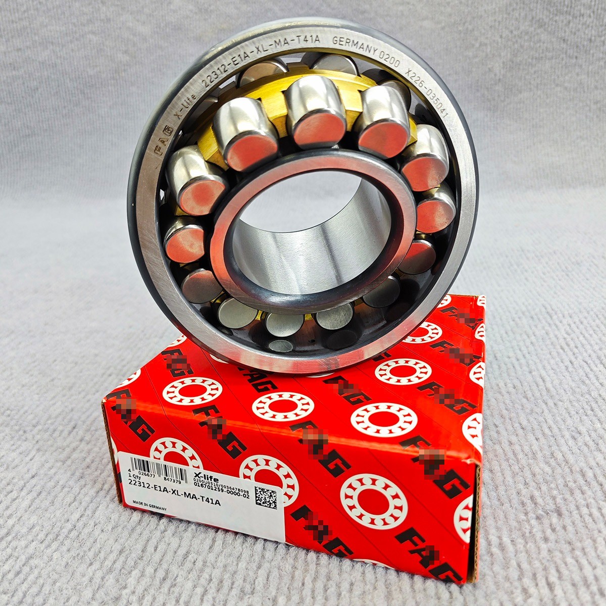 New Spherical Roller Bearing GER For FAG (Schaeffler) 22312-E1A-XL-MA-T41A
