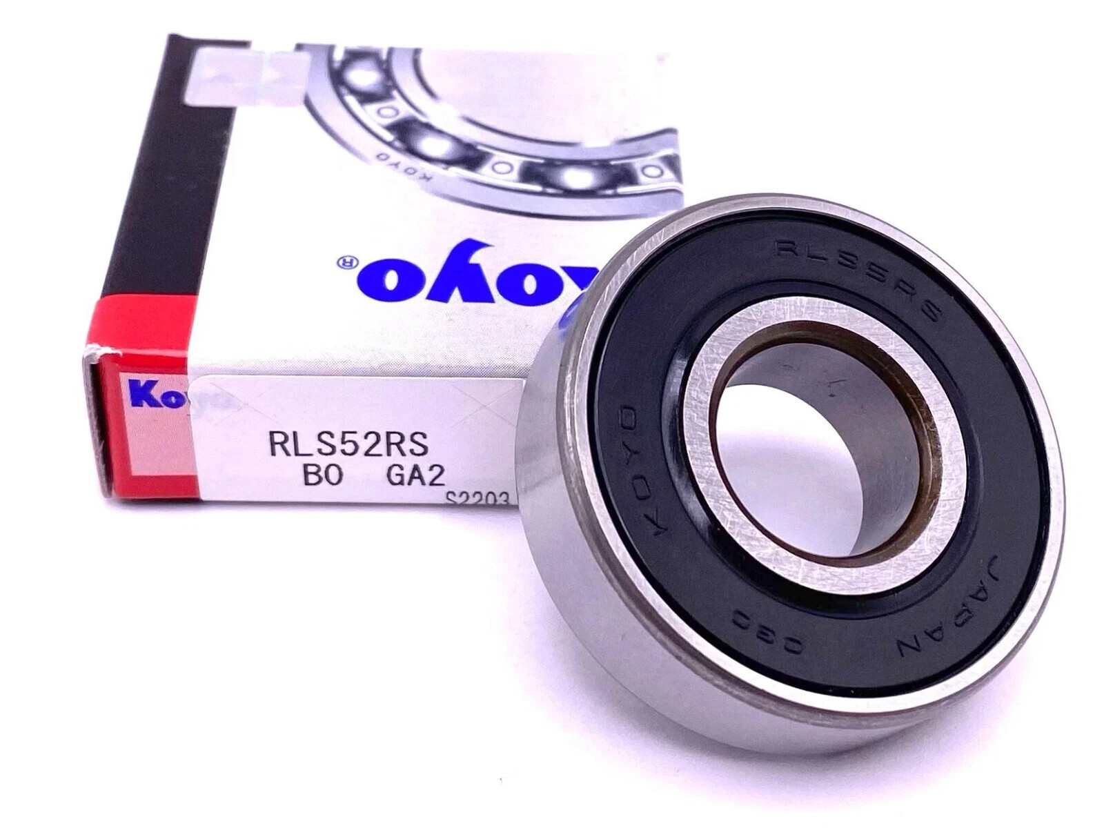 KOYO JTEKT Japan RLS5 2RS Ball Bearing, Rubber Sealed 5/8” x 1 9/16” x 7/16”