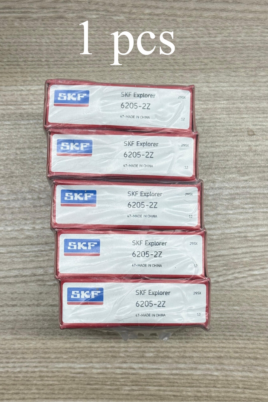 1pcs 6205-ZZ SKF Brand Metal Shield Ball Bearing 25x52x15 6205 2Z 6205Z