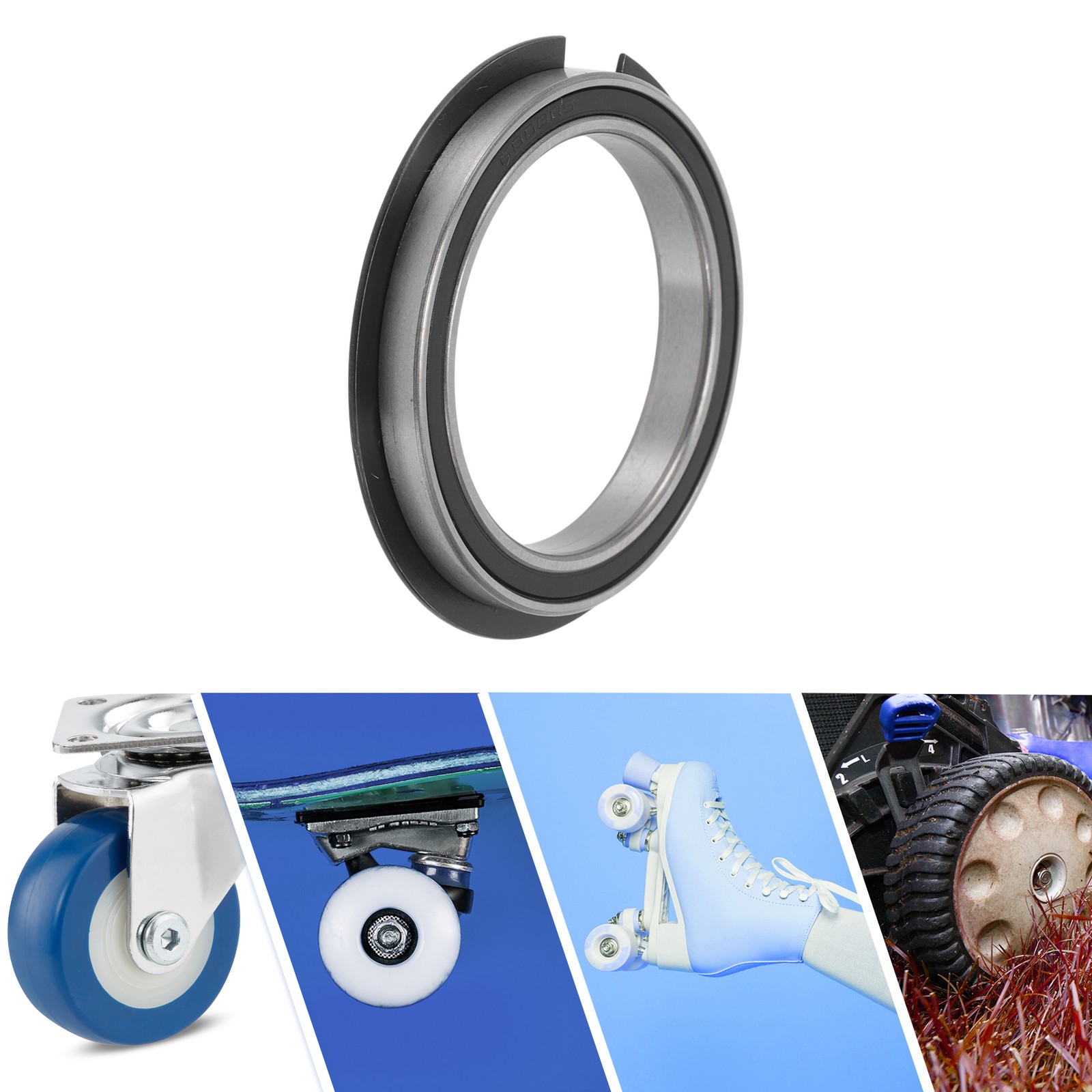 Ball bearing 6808NR2RS 40x52x7mm for scooter skateboard