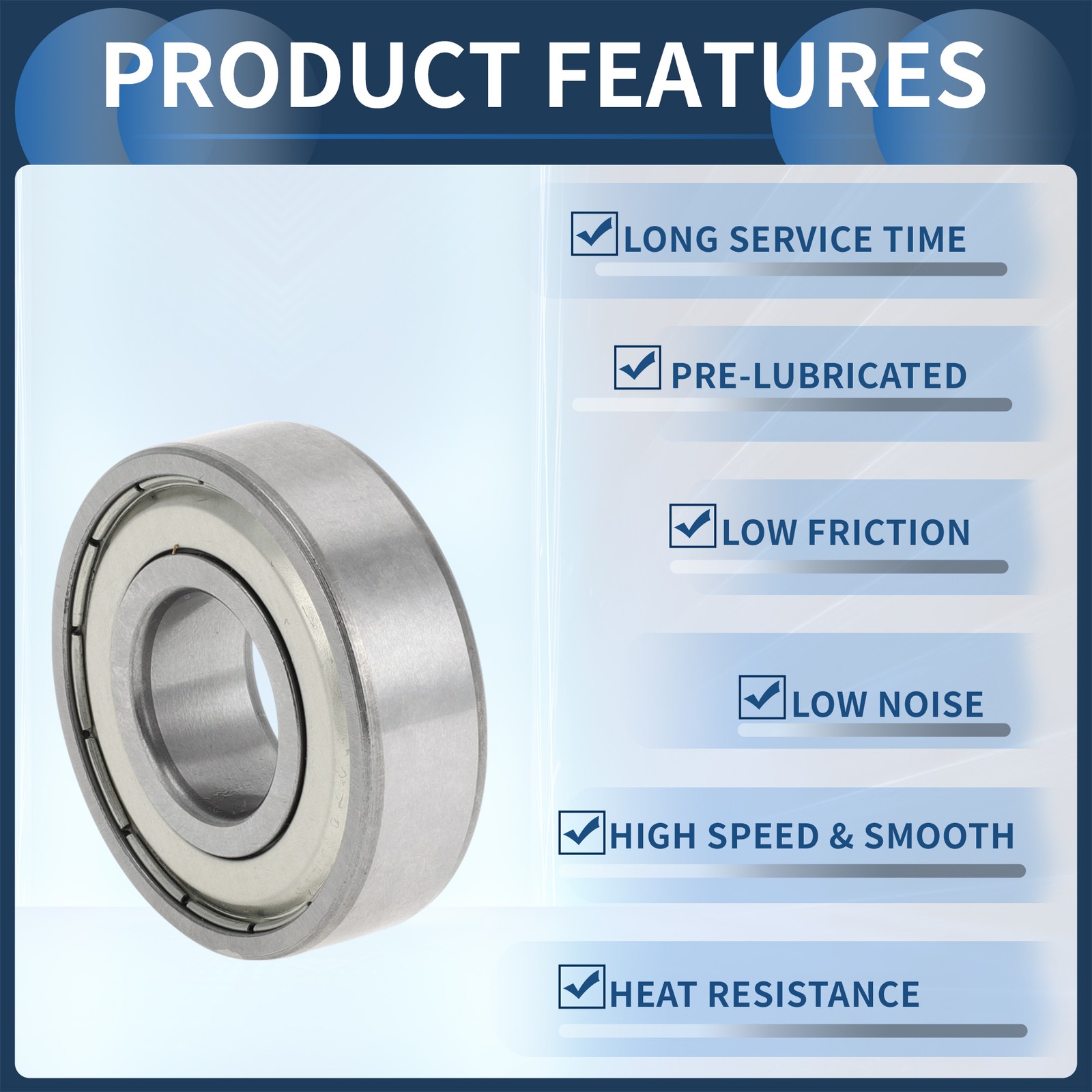 6203ZZ Deep Groove Ball Bearings P4 17x40x12mm 1 Pc Scooter Skateboard Wheel