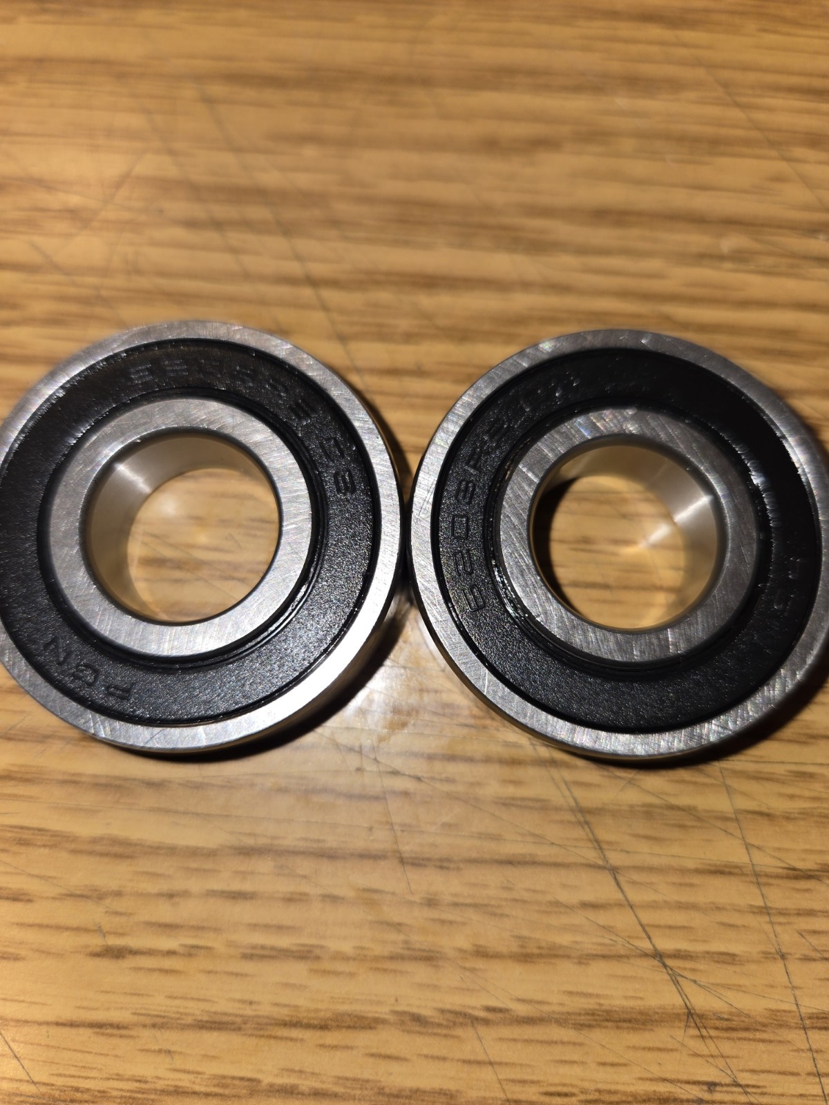 (2) 6203-2RS Premium Rubber Seal Ball Bearing C3 EMQ, 17x40x12, 6203 2RS 6203rs