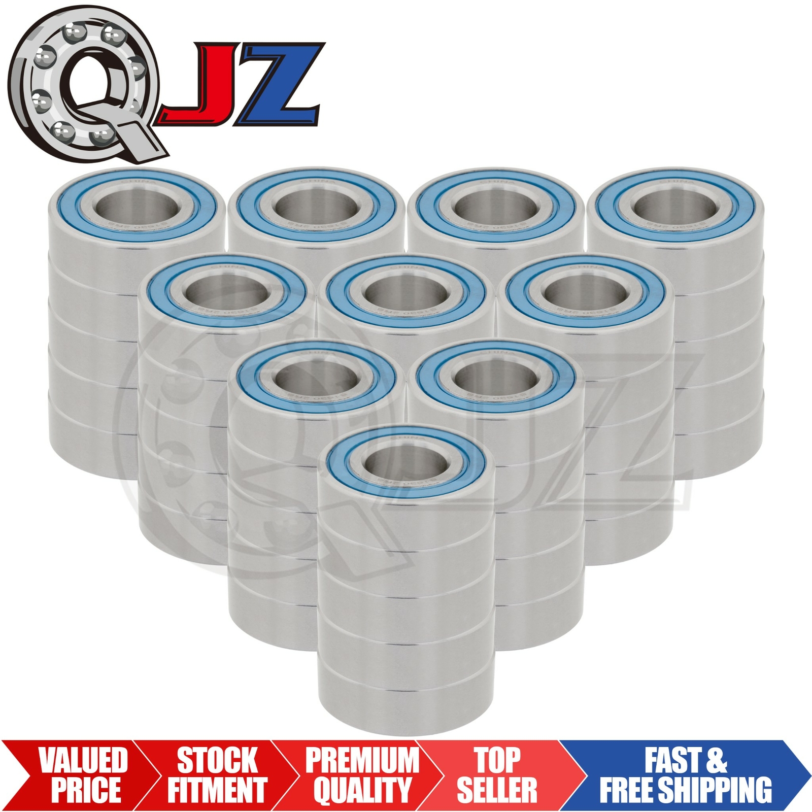 [Qty.50] New S1630-2RS Stainless Ball Bearing [0.75″ Bore x 1.625″ OD x 0.5″ W]