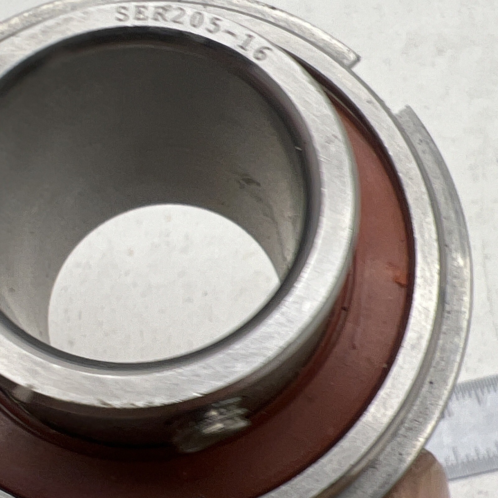 SER205-16 Insert Ball Bearing with Snap Ring 1″ Bore