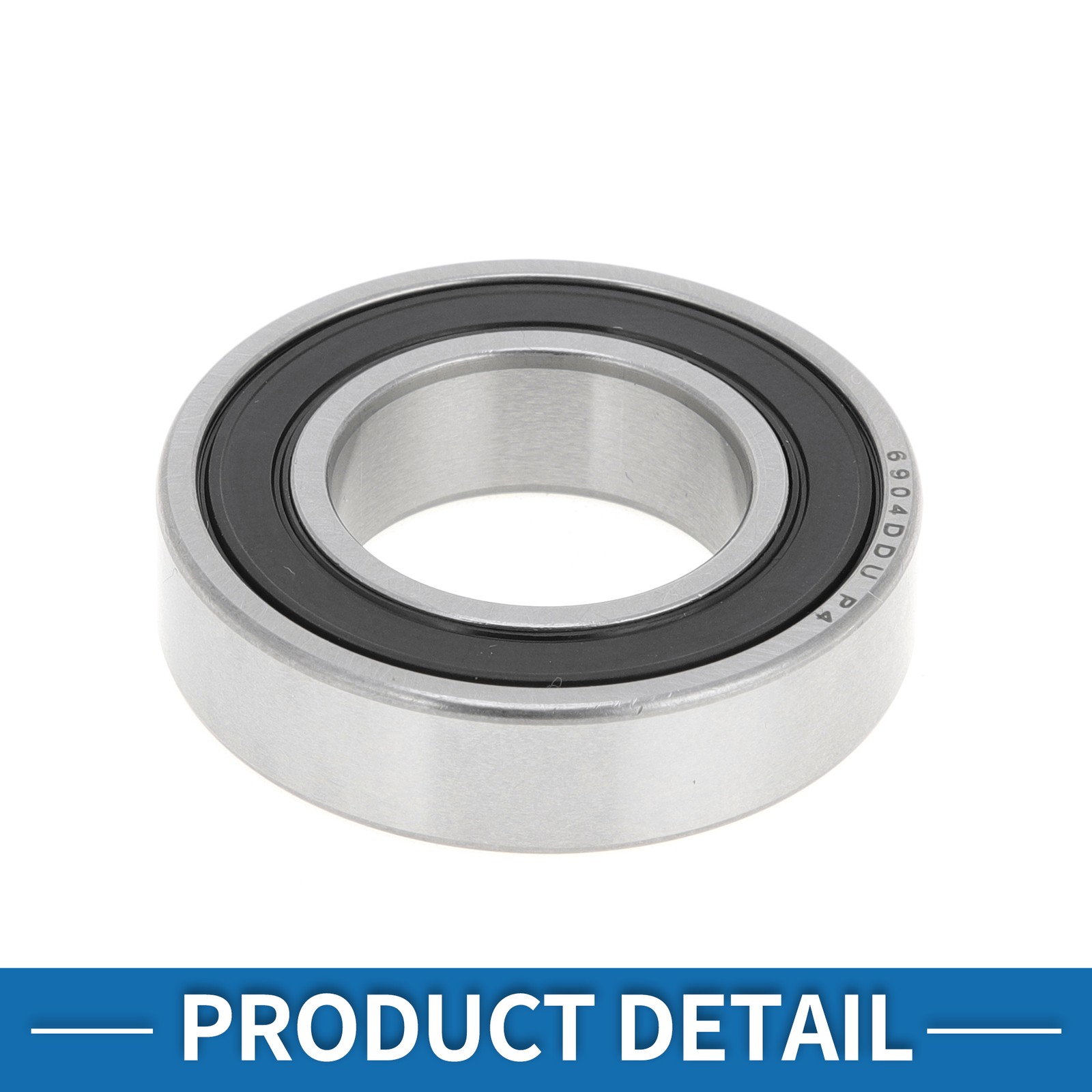 6904DDU Bearings 20x37x9mm P4 1 Piece for Car Scooter Skateboard Black Silver