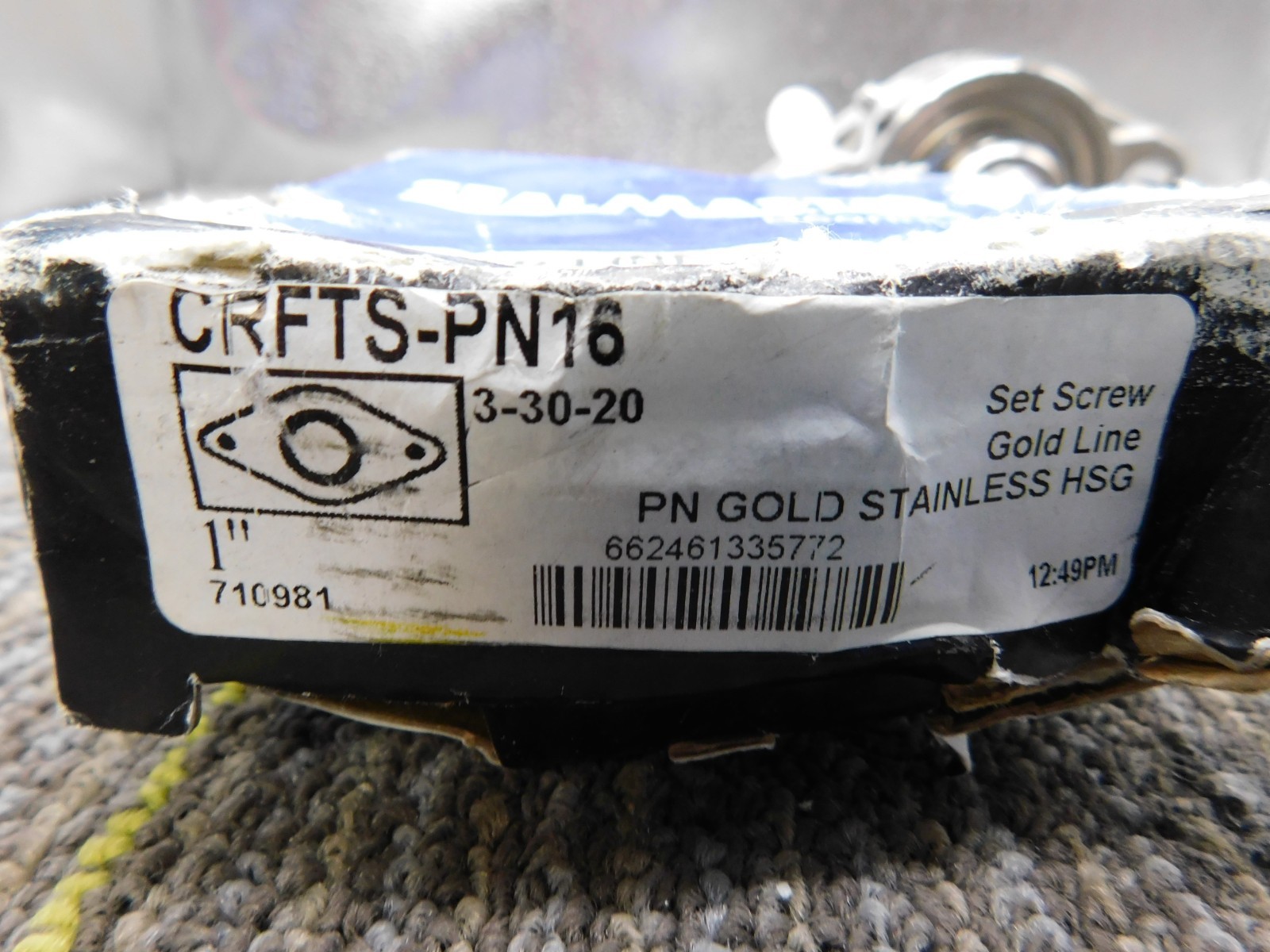 NEW Sealmaster CRFTS-PN16 RMW 1″ Mounted Ball Bearing Setscrew Lock