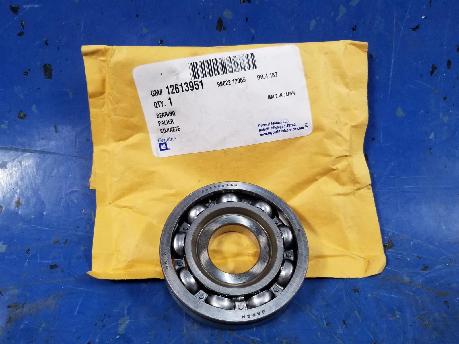 Bearing Assembly Main Shaft Rear GM 12613951
