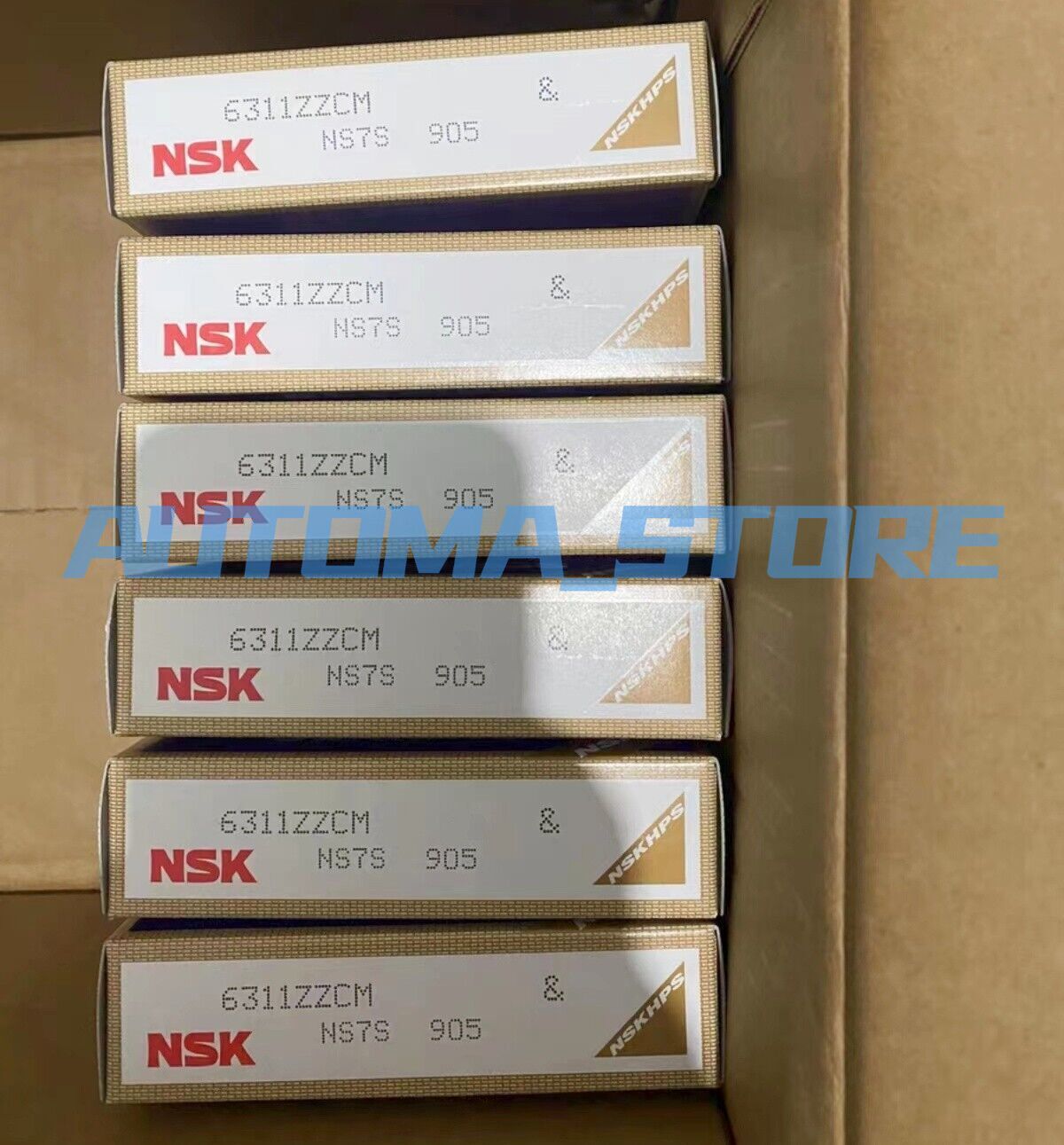 1PC NSK 6311ZZCM Deep Groove Ball Bearing #AM