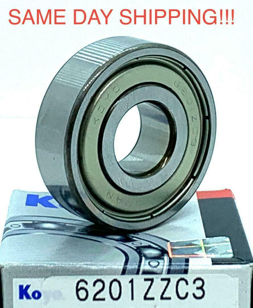 KOYO 6201 ZZ C3 BEARING METAL SEALED 6201 ZZ C3 6201ZZ 12x32x10 mm KOYO