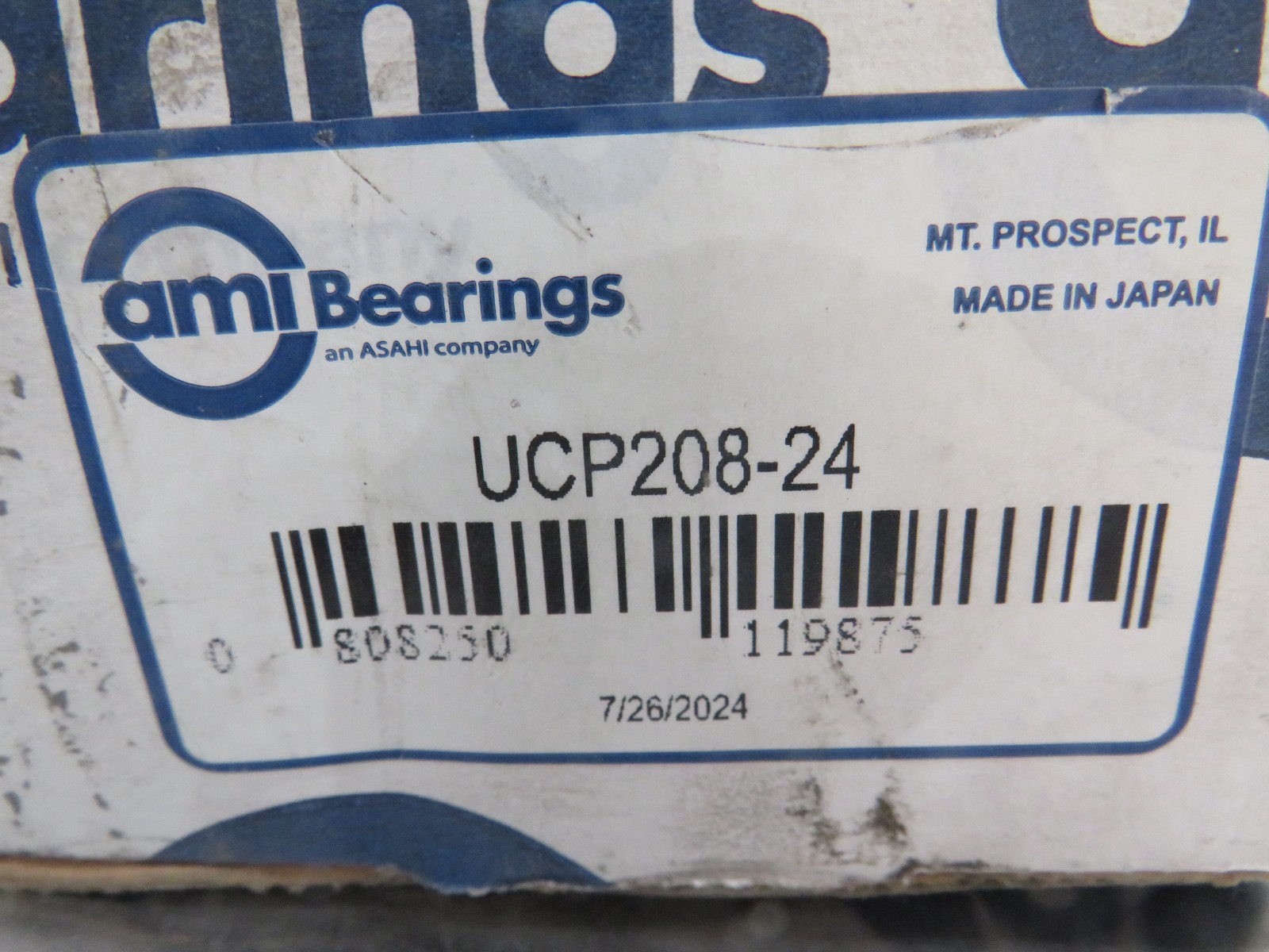 AMI ASAHI UCP208-24 Mounted Bearing