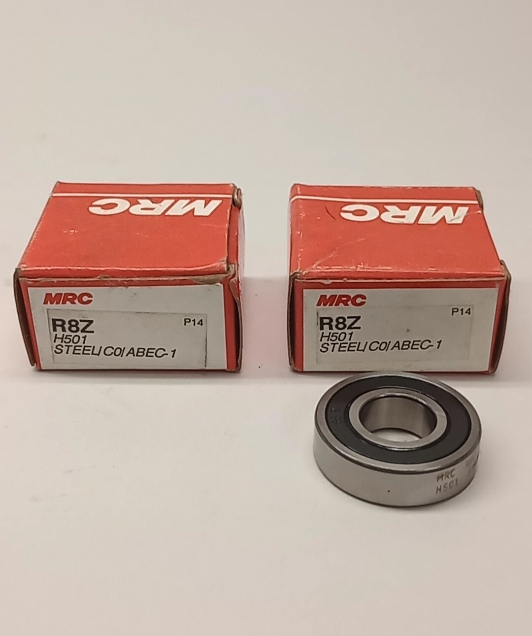 MRC R8Z Ball Bearing Single-side Sealed (Pack of 2) 0.50 ID x 1.125 OD x 0.25 W