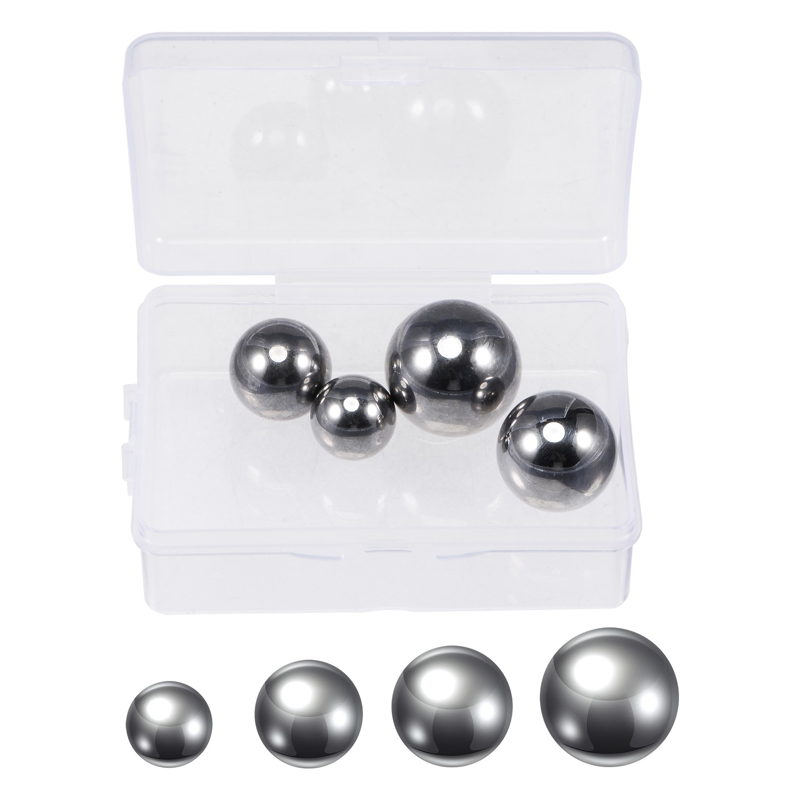 4pcs 4 Size Bearing Balls Assortment Stainless Steel 1″ 7/8″ 3/4″ 5/8″