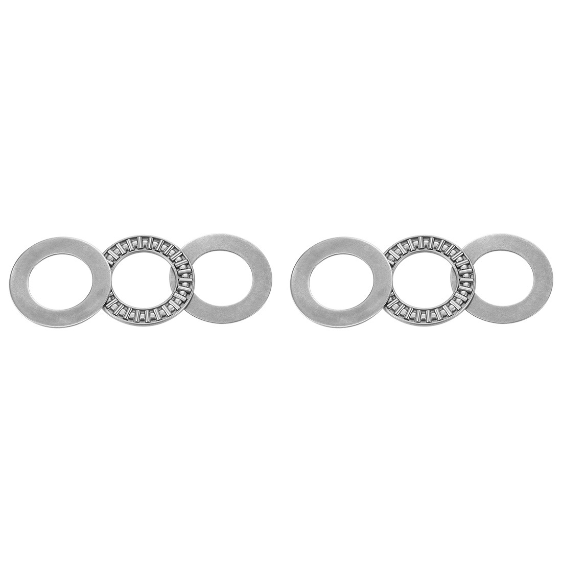 2pcs 7/8×1-7/16×5/64-inch NTA1423 Thrust Needle Roller Bearing with Washers