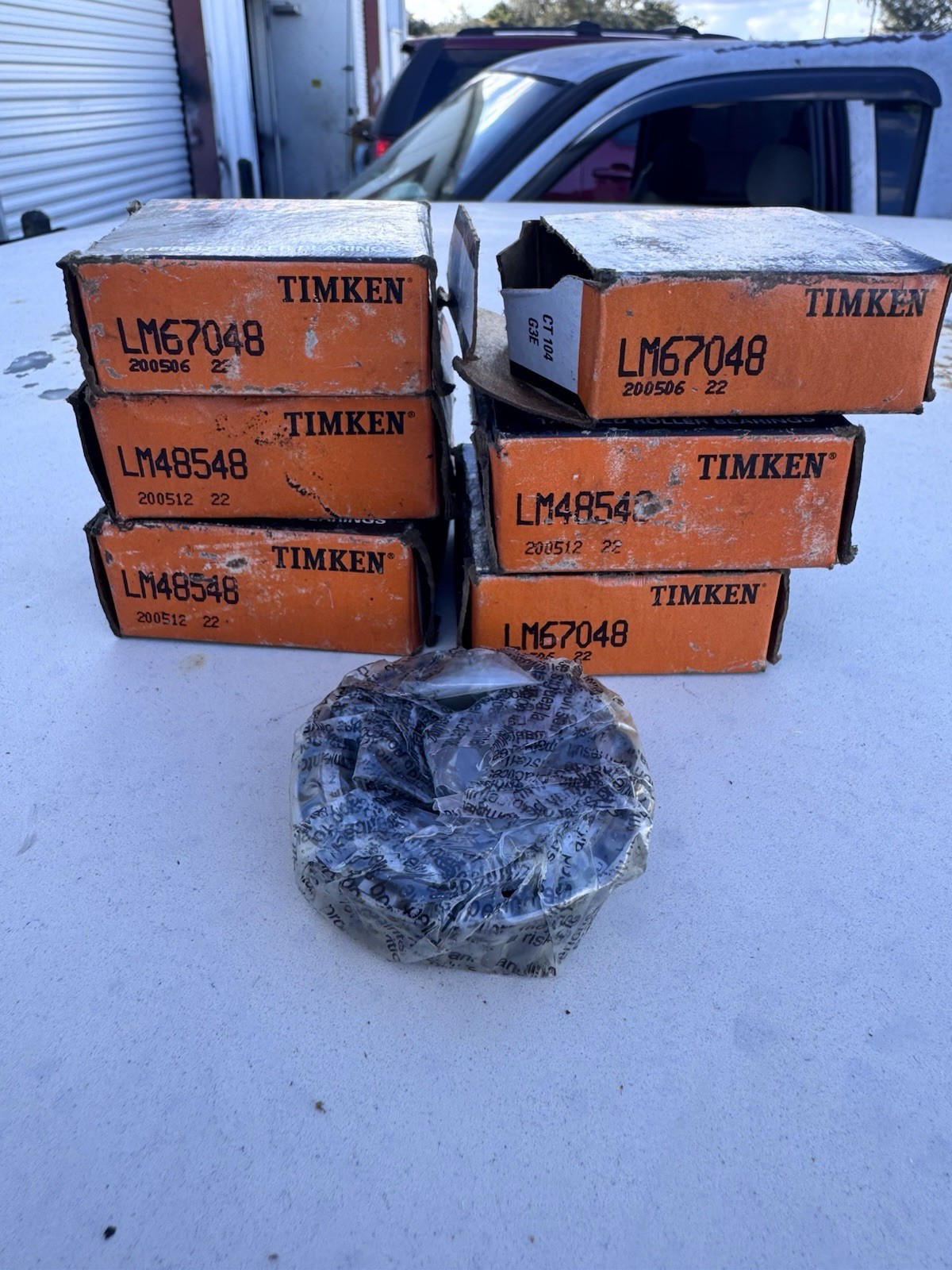 TIMKEN #LM67048 TAPERED ROLLER BEARING (CONE)(31.75MM BORE x 16.76MM WIDE) J291