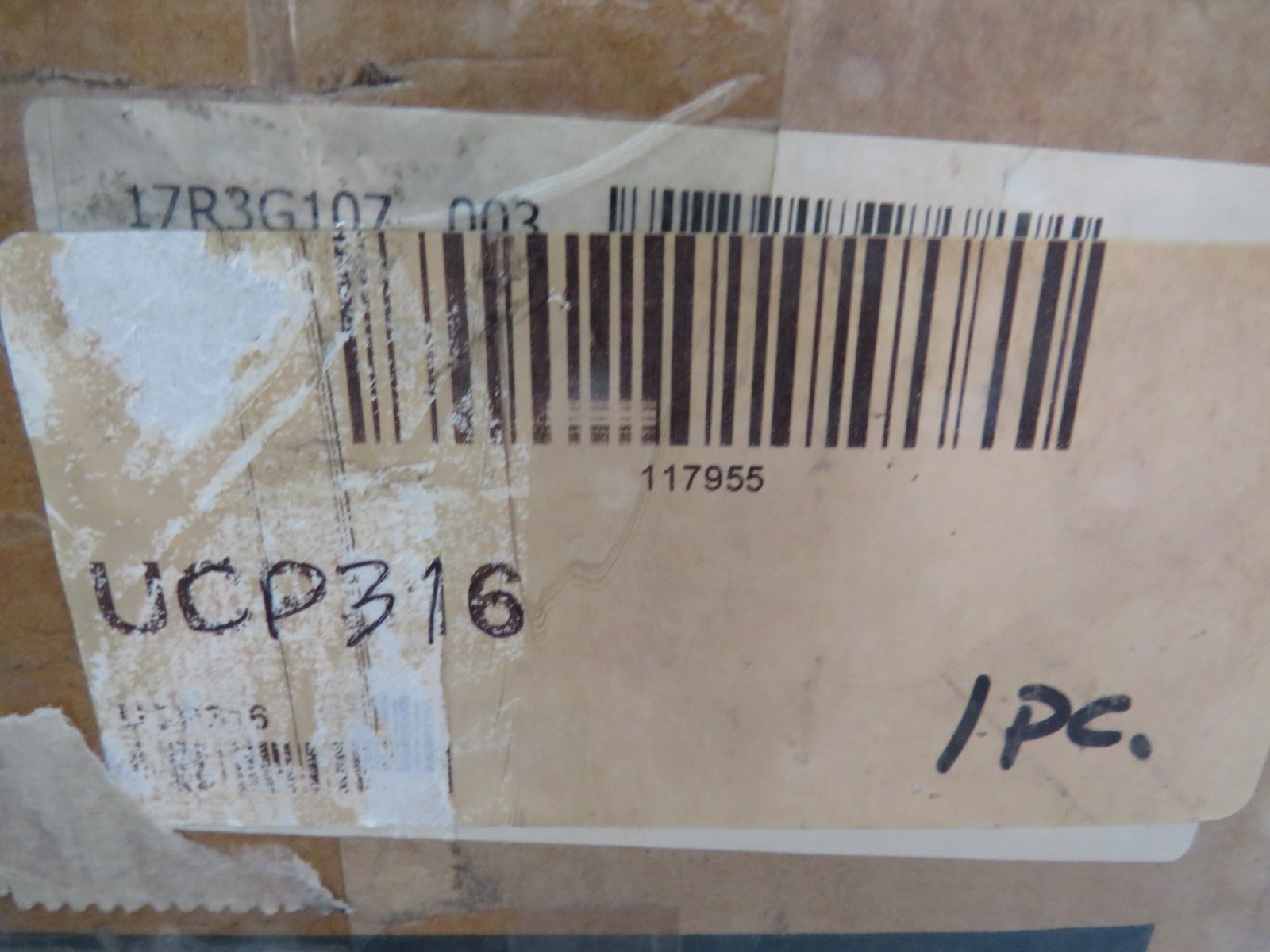 FYH UCP316 Bearing 3-1/8″