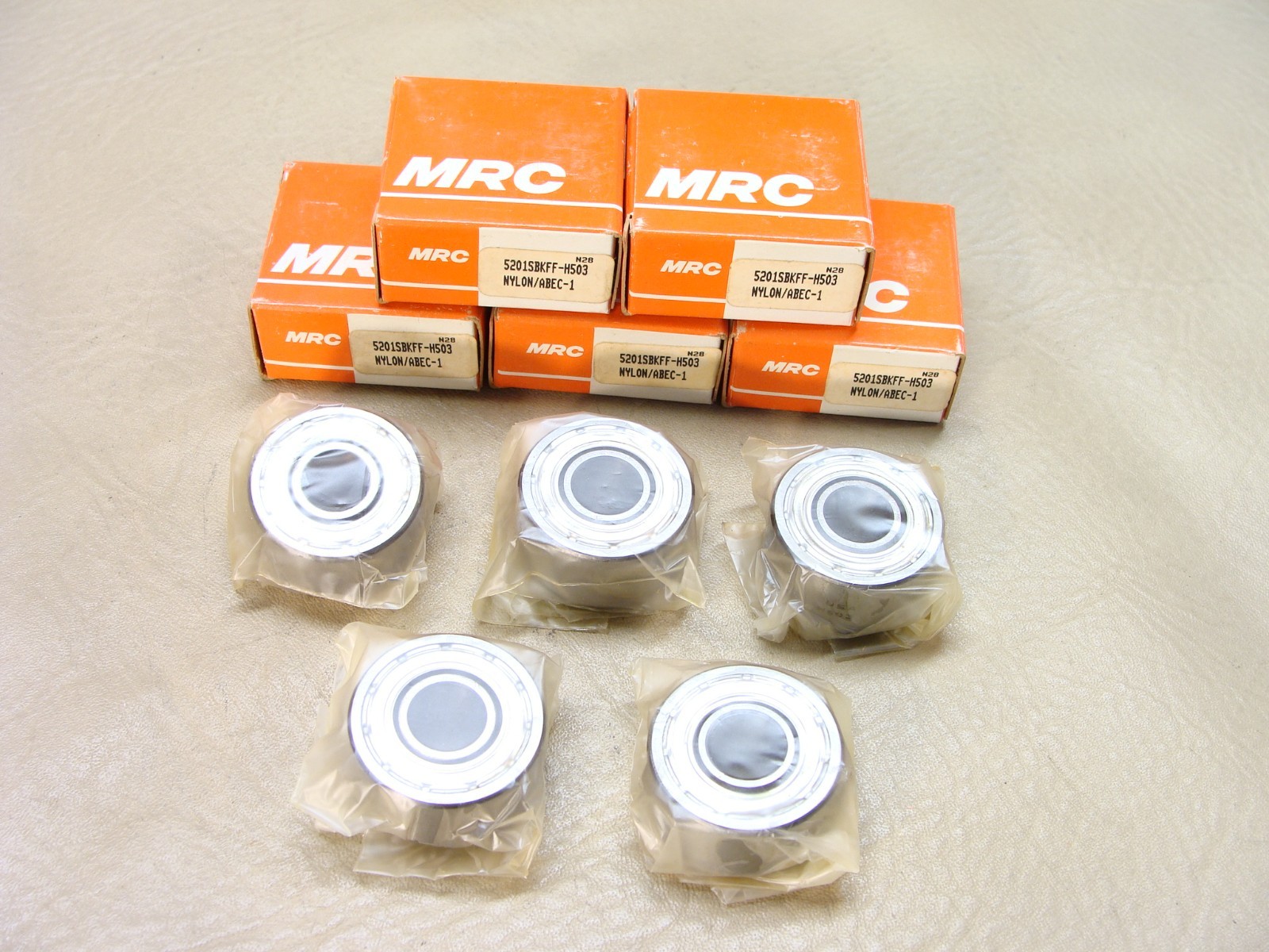 NEW lot of 5 MRC 5201SBKFF-H503 bearing made in USA