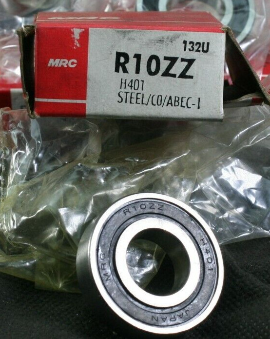 One (1) MRC R10ZZ H401 Deep Groove Bearing 5/8″ ID Japan NEW