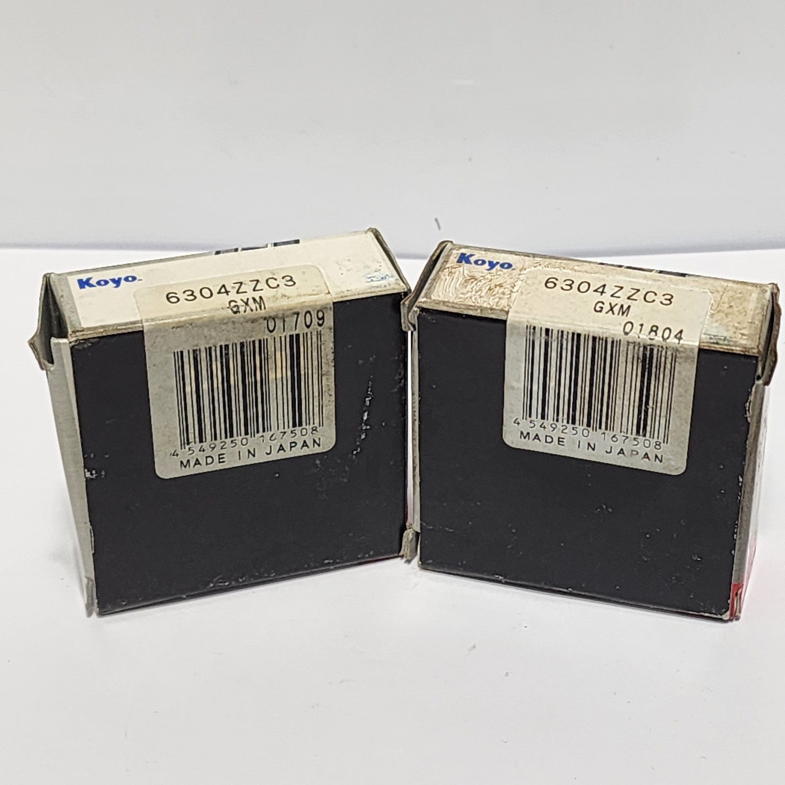 6304 ZZC3 / 6304 ZZ JEM Koyo Ball Bearing 20mm X 52mm X 15mm (Lot of 3)