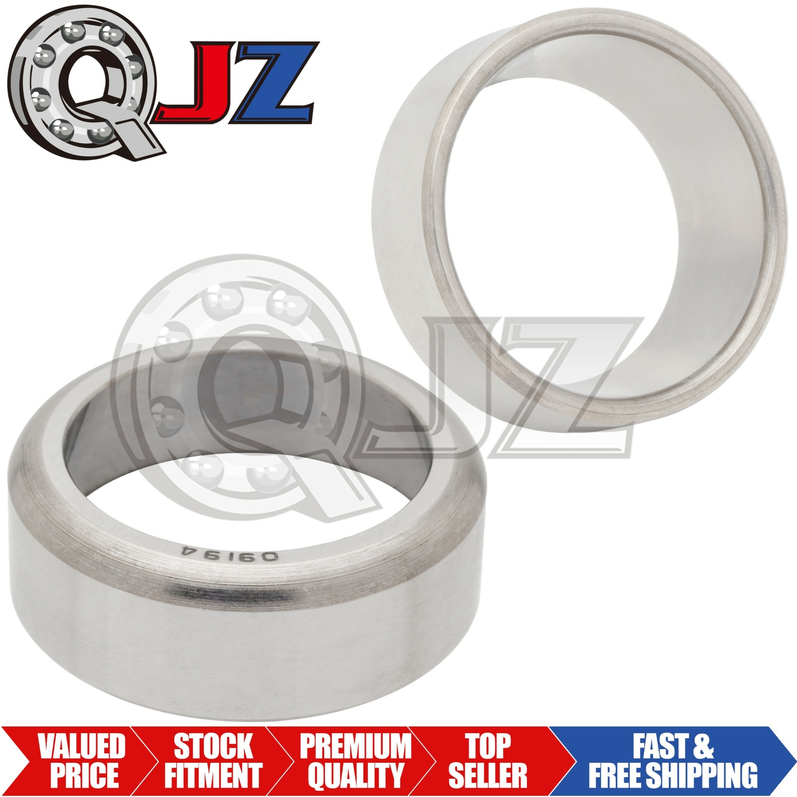 [Qty.2] 09194 Tapered Roller Bearing Outer Cup 1.938″ (Outer) x 0.6875″ (Width)