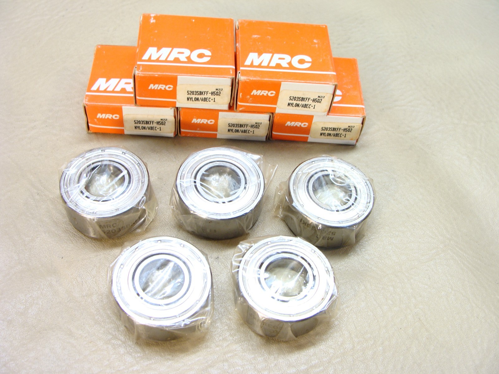 NEW lot of 5 MRC 5203SBKFF-H502 bearing made in USA