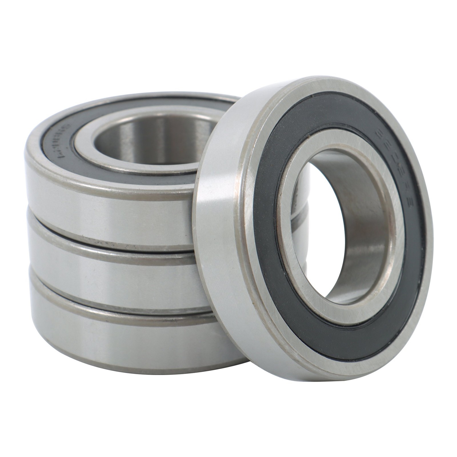 4Pcs 6208-2RS Deep Groove Ball Bearings 40mm Inner Dia 80mm OD 18mm Bore Sealed