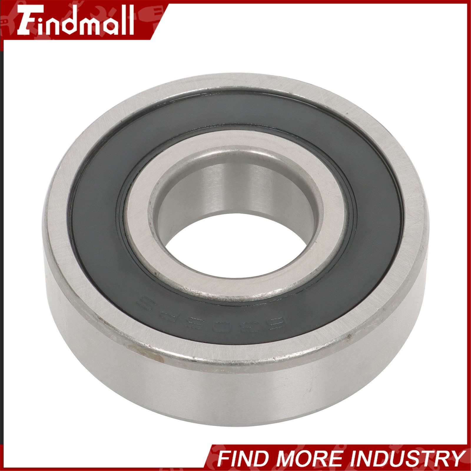 Findmall 6305-2RS C3 Ball Bearing 25x62x17mm 10 Pcs Premium Rubber Sealed