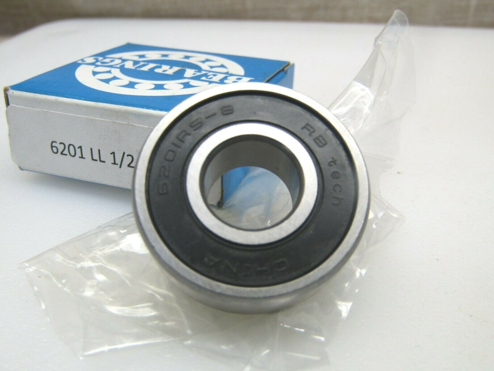 RB Tech 6201-2RS-1/2 C3 6201-1/2-2RS 1/2″ Bore X 32mm X 10mm Sealed Bearing