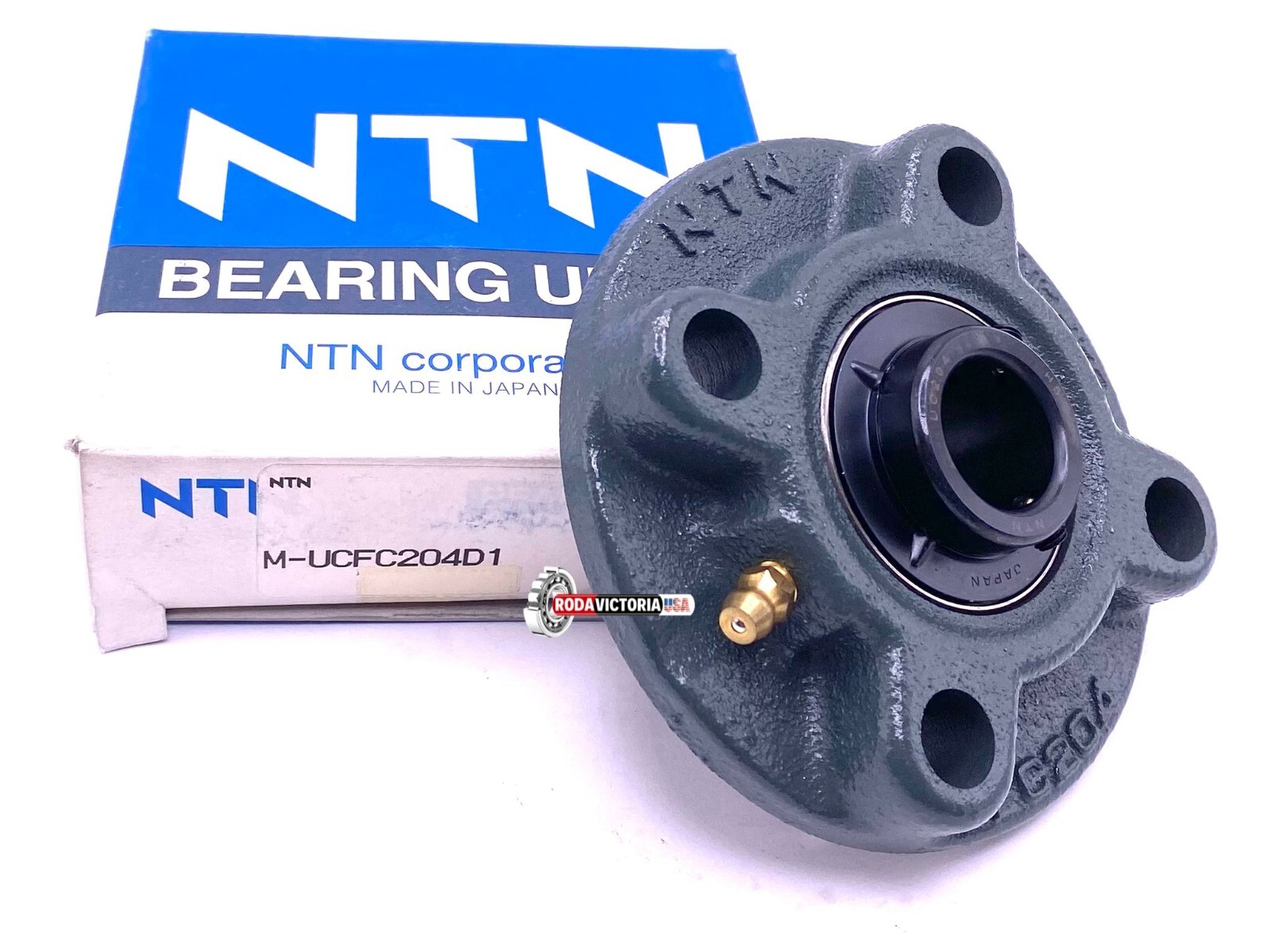 NTN Japan M-UCFC204 D1 Housing and Bearing M-UC204D1 + M-FC204D1 20 mm Bore