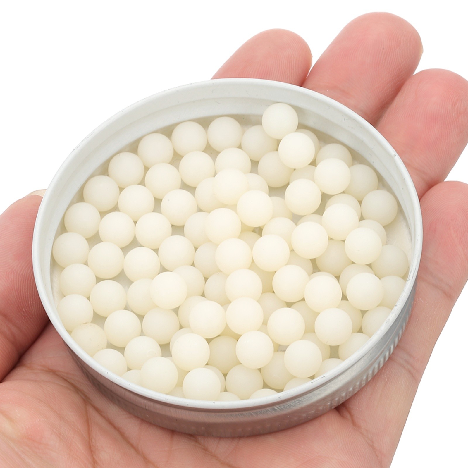 100Pcs 7mm G2 Precision Nylon Bearing Balls White Polishing Solid Ball