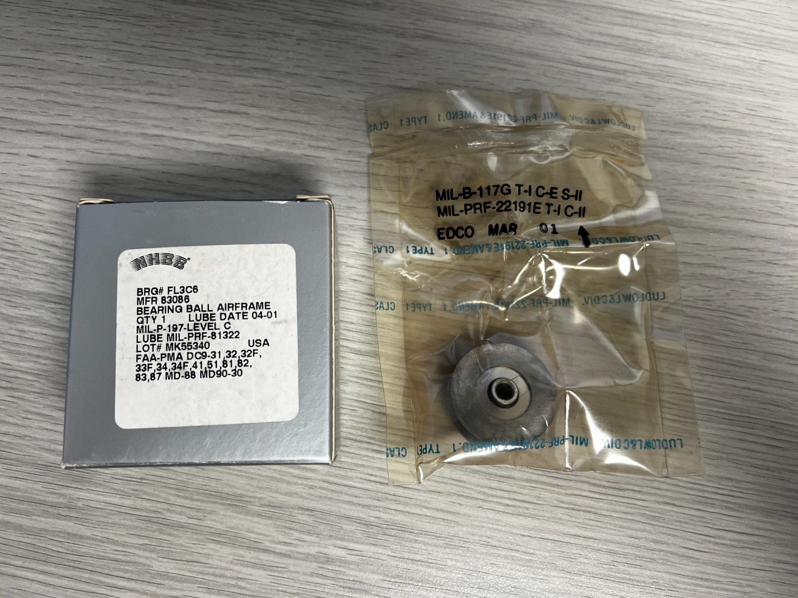 FL3C6 BALL BEARING AIRFRAME 83086 NHBB