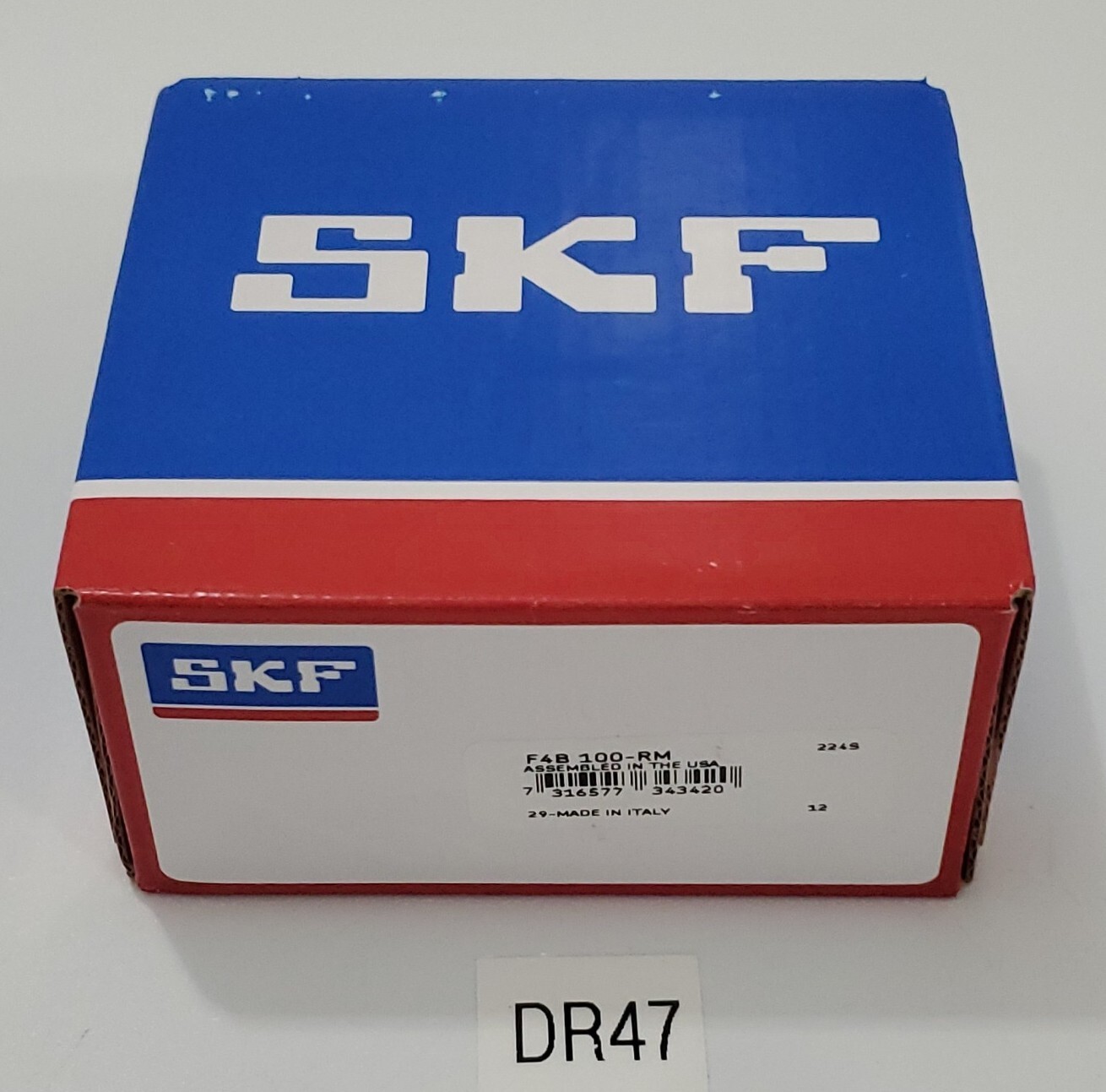 *NEW SEALED* SKF F4B 100-RM Square Flanged Ball Bearing Unit + Warranty!