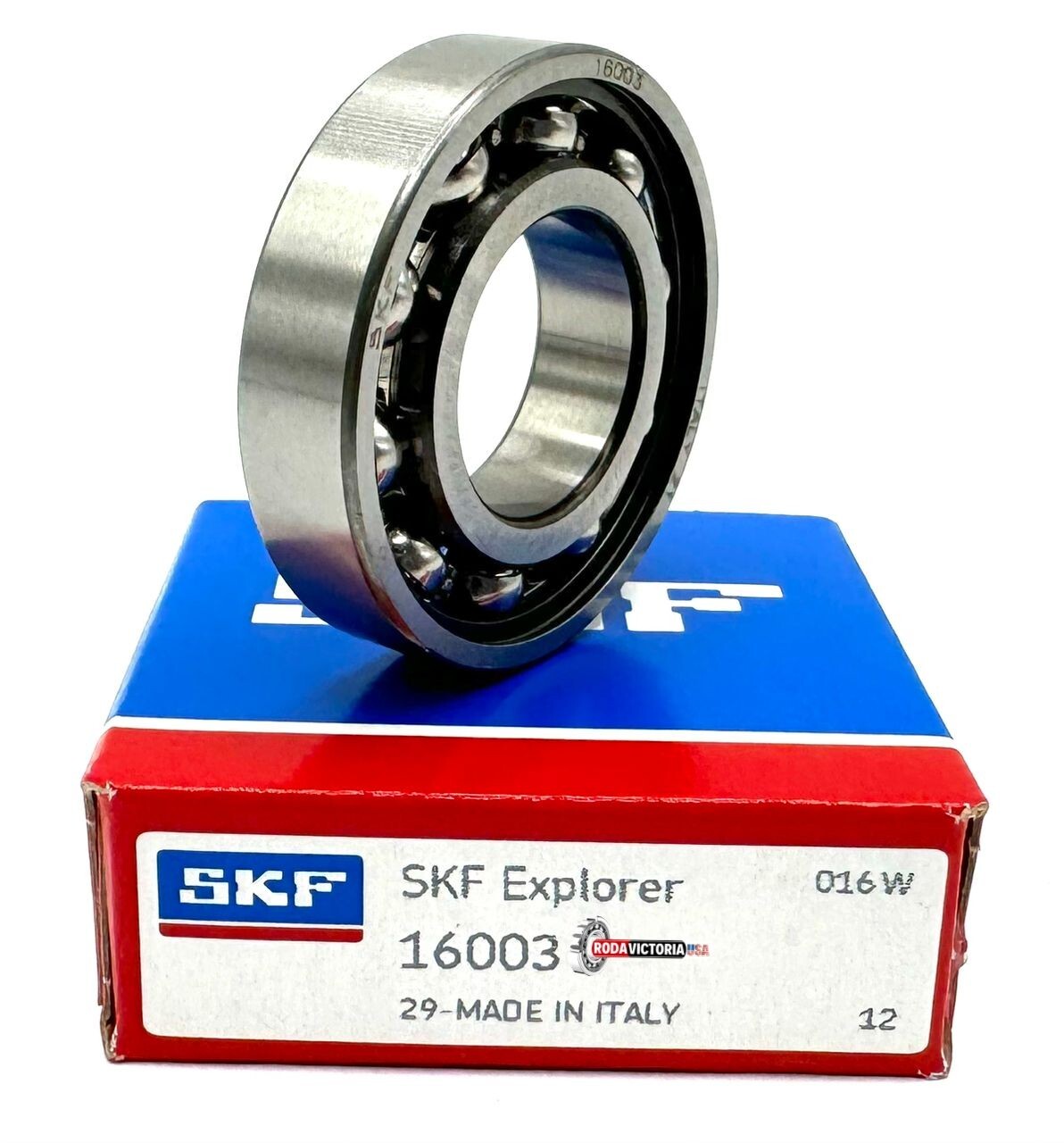 SKF 16003 C3 DEEP GROOVE BALL BEARING, OPEN TYPE, NO SEALS 17x35x8 mm