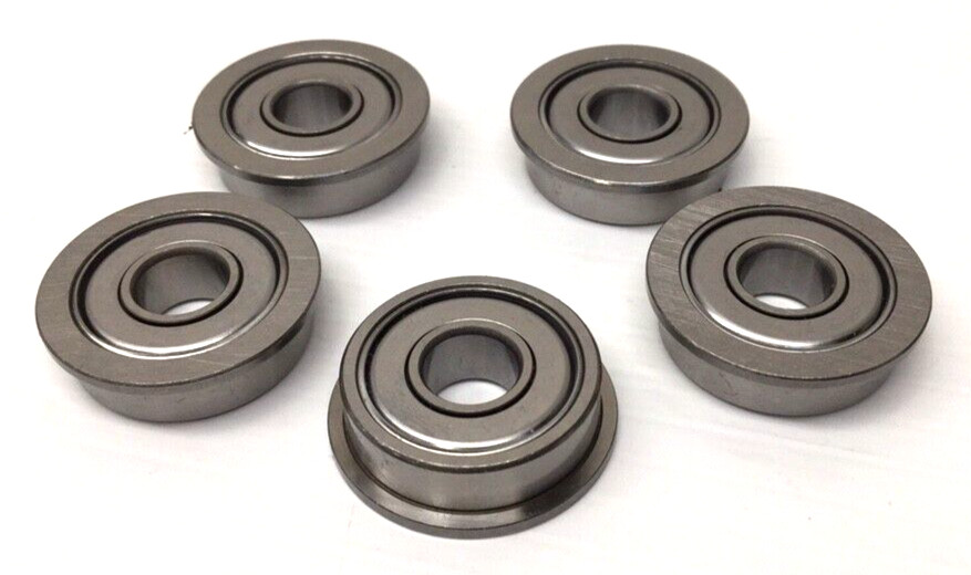 Bearing RF2280ZZ Flange Ball Bearing 8mmID 22mmOD 7mmW Double Shield (Pack Of 5)