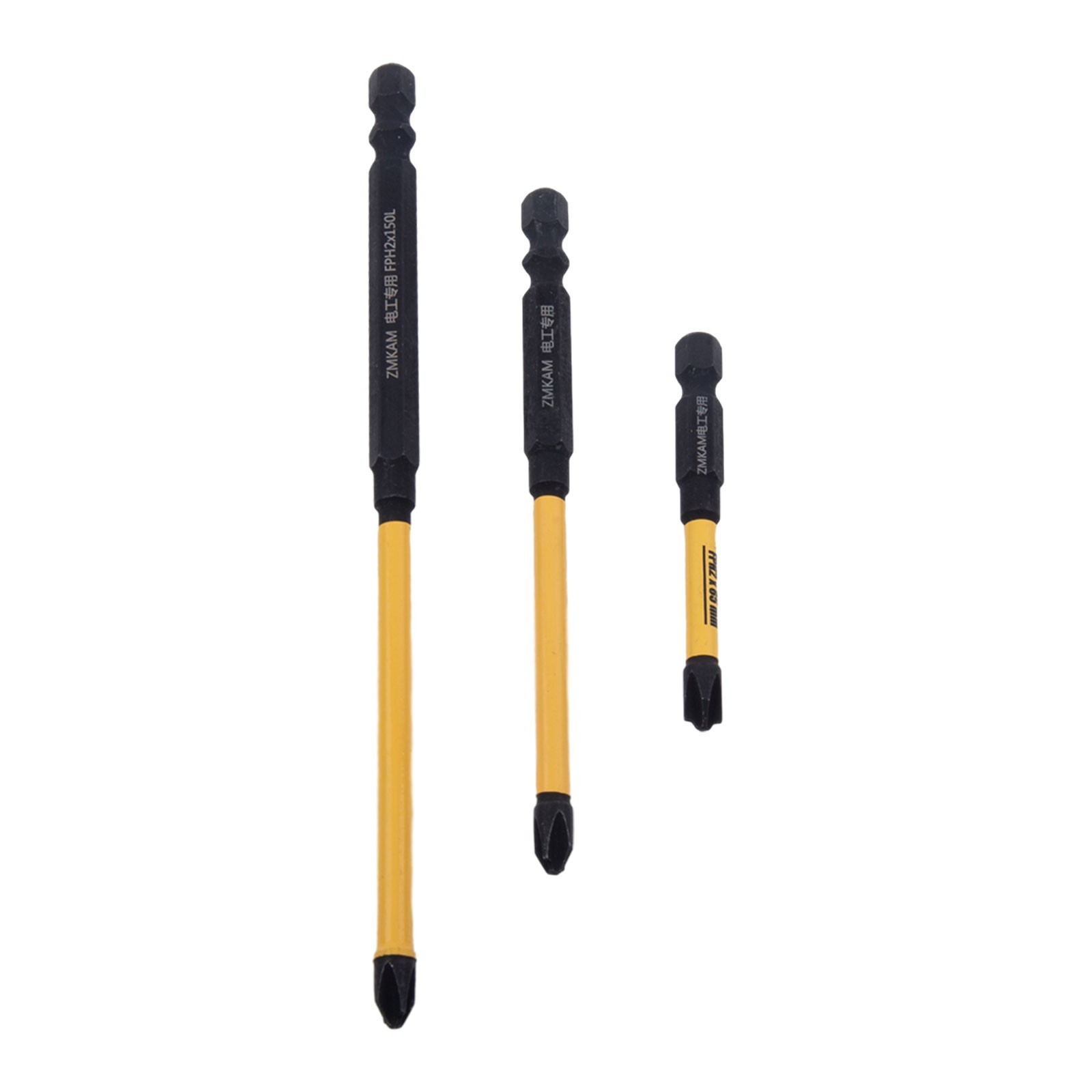 Rust Resistant Magnetic Screwdriver Bit Set FPH2 for S 2 Alloy Steel 65 110