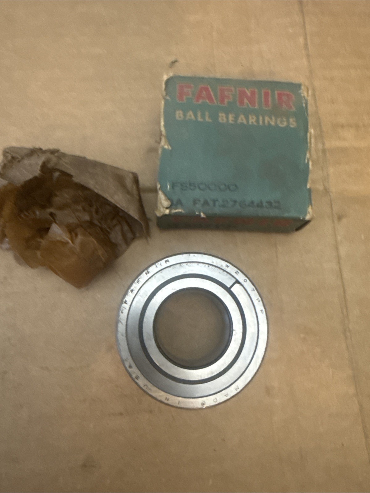 Fafnir W207PP 35mm X 72mm X 1.062″ Wide Sealed Bearing Made in USA