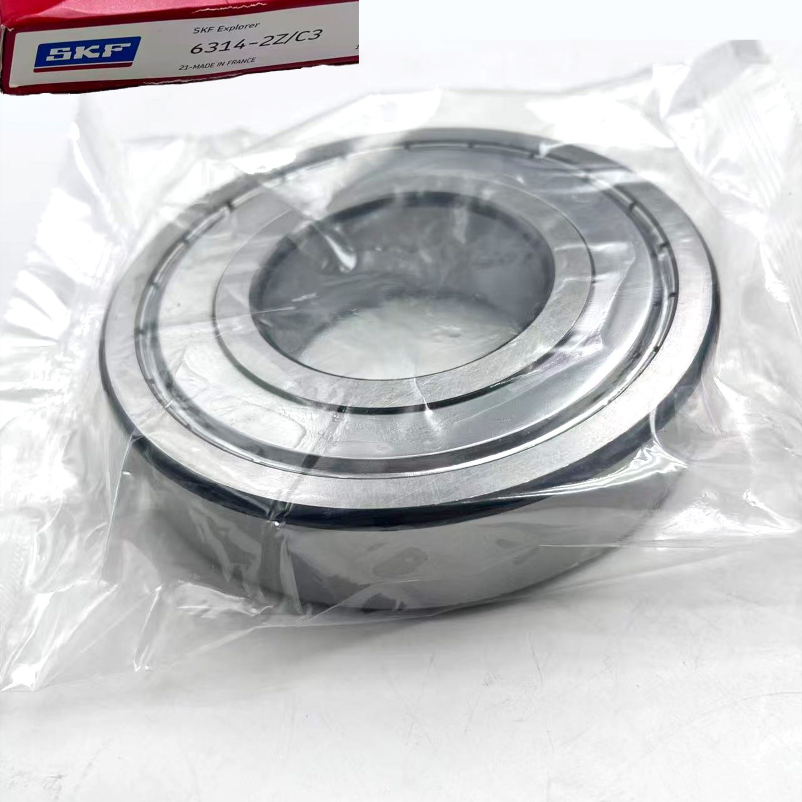 New 6314-2Z/C3 Deep Groove Ball Bearing for SKF 70 X 150 X 35 Mm 2Z / ZZ Steel