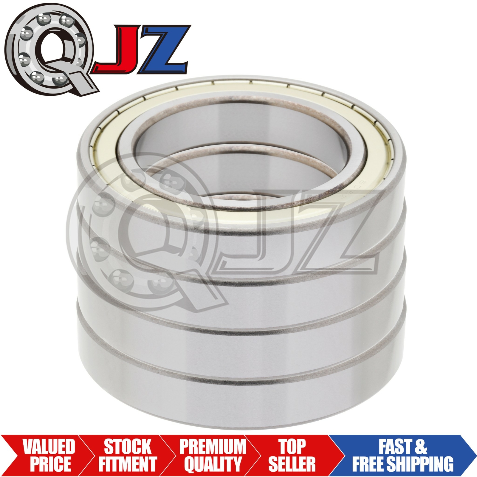 [4-pack] 6016-ZZ Radial/Deep Groove Ball Bearing 80mm x 125mm x 22mm (IDxODxW)