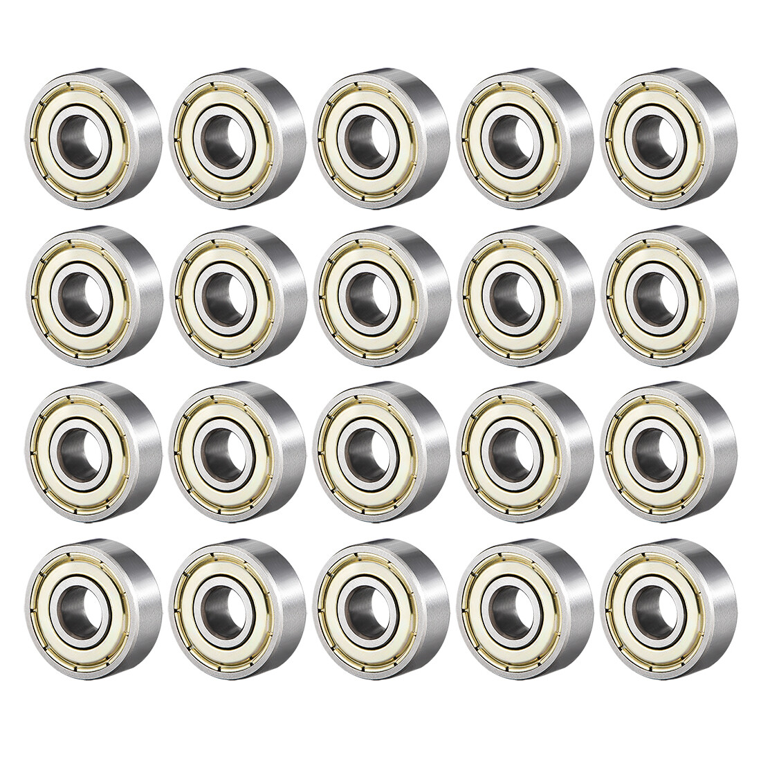 606ZZ Ball Bearings Double Shield Z1 6mm ID 17mm OD 6mm Thick 20pcs