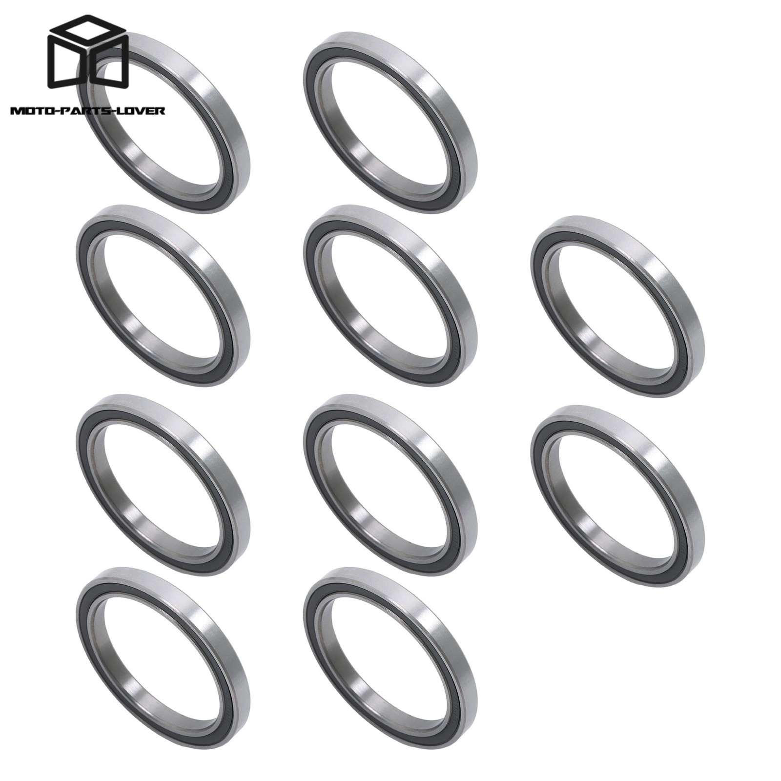 6810-2RS Double Sealed Ball Bearings 10pcs 50x65x7mm Pre-Lubed