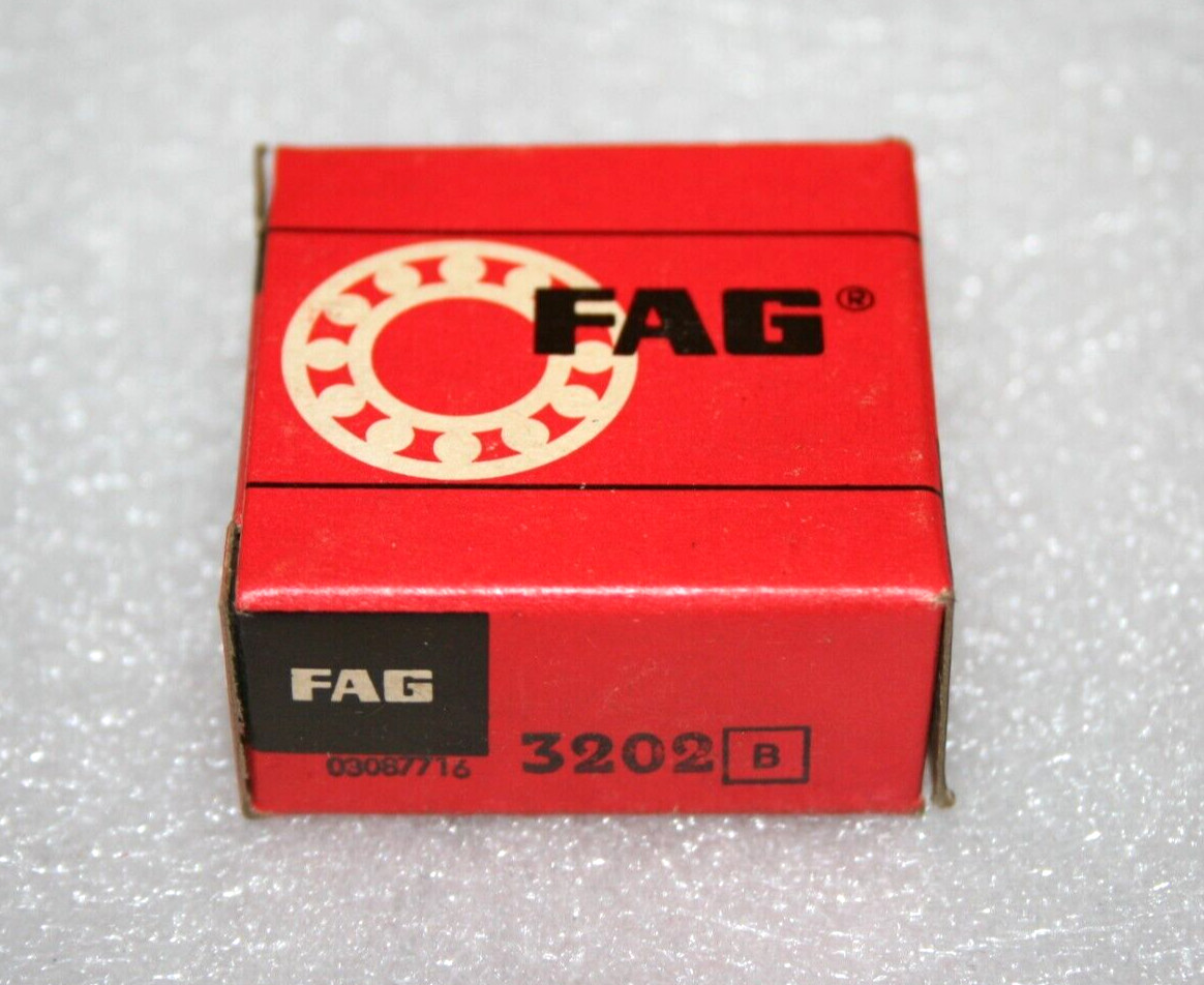 FAG 3202A Double Row Ball Bearing 15mm x 35mm 5/8″ 3202-A * NEW *