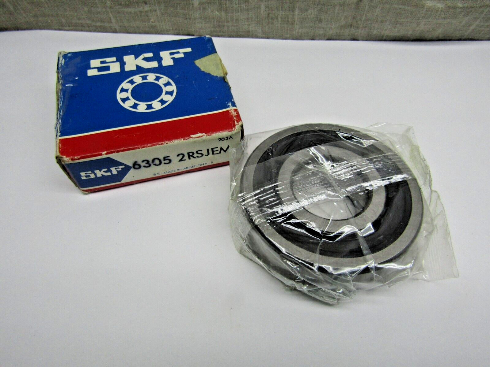 SKF 6305-2RS JEM 25mm X 62mm X 17mm Sealed Bearing