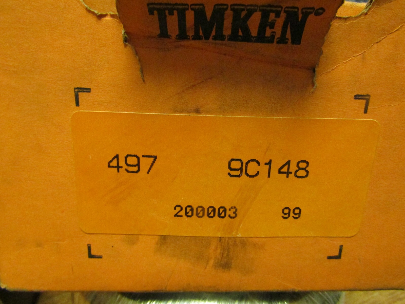 🔥NEW TIMKEN 497 9C148 TAPERED ROLLER BEARING ASSEMBLY