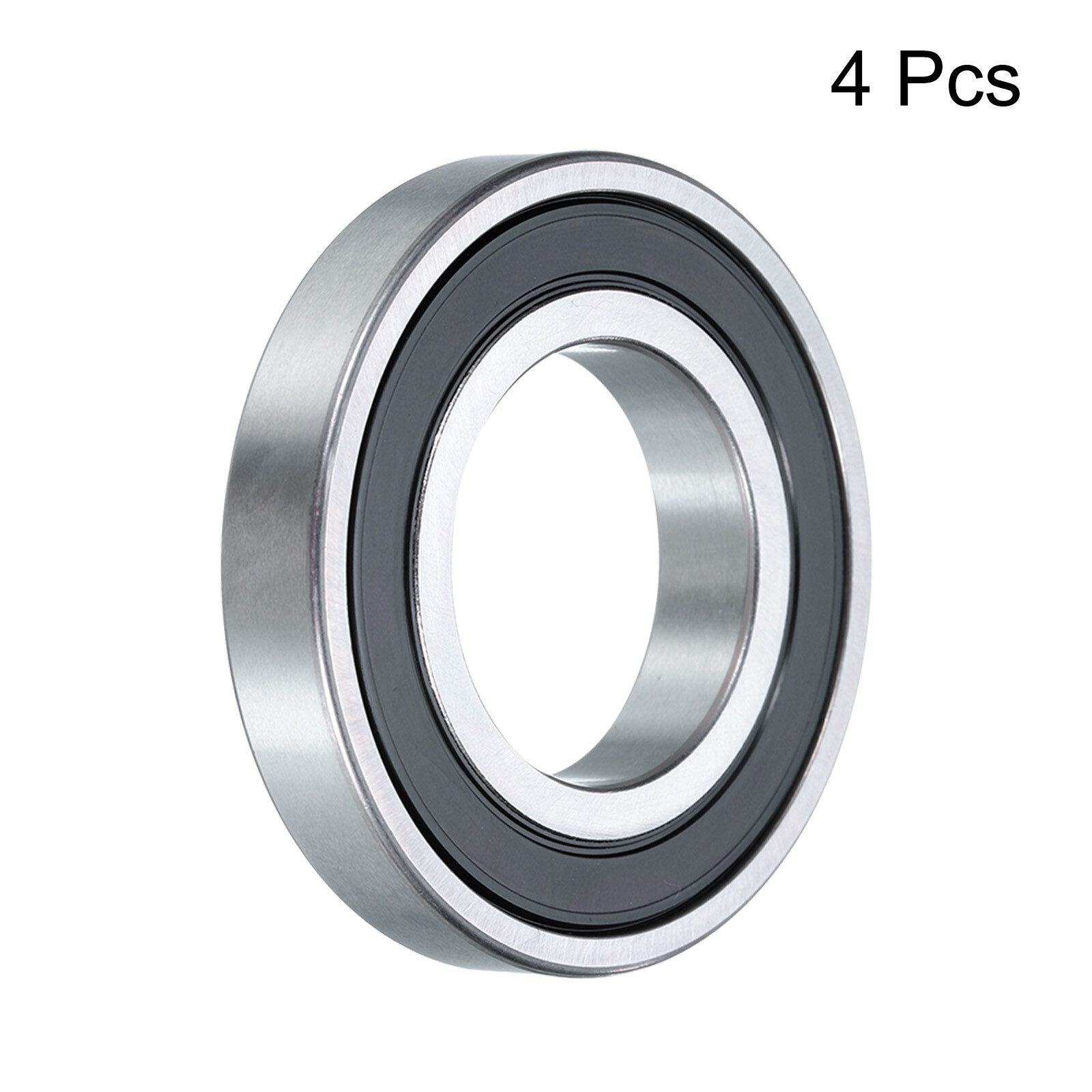 4 Pcs 16005-2RS Deep Groove Ball Bearing, 25x48x8 mm Double Sealed Bearing Z3